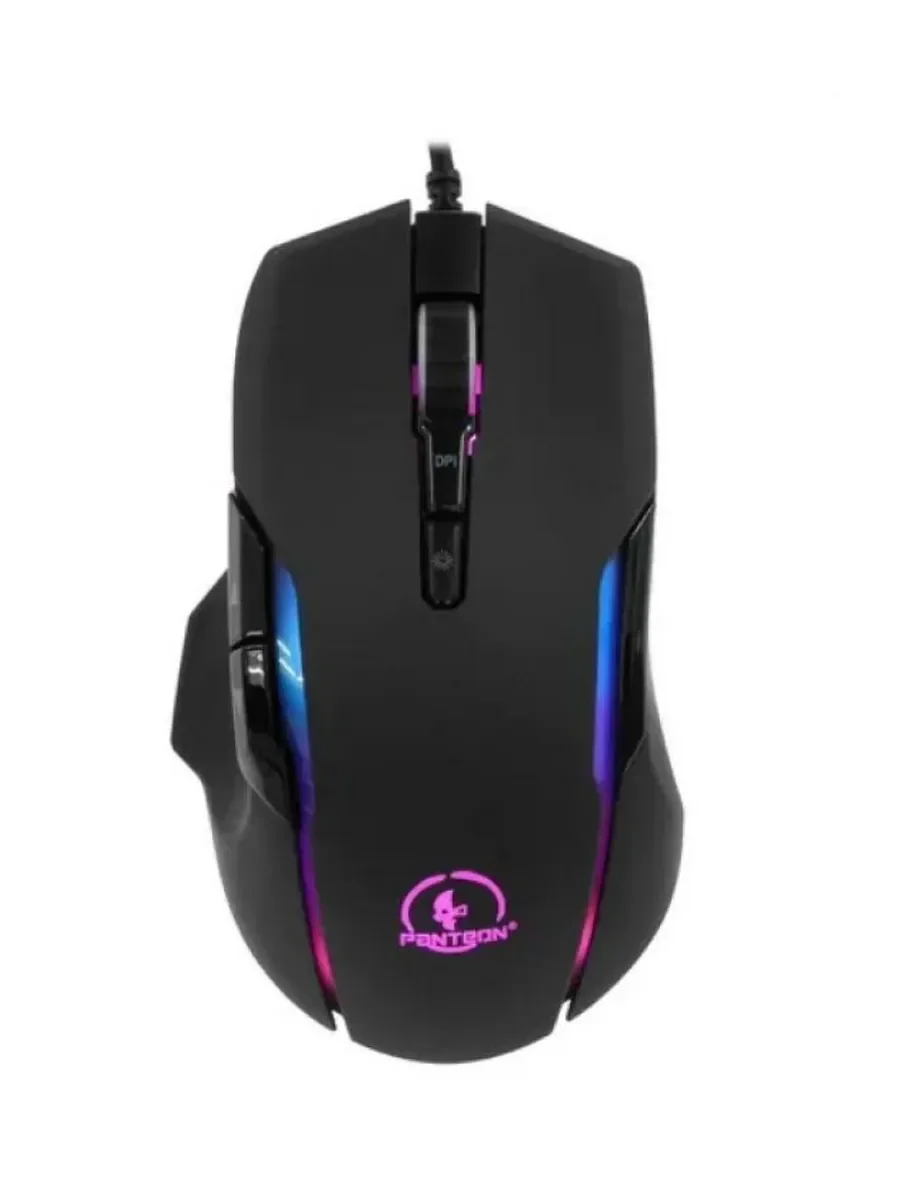 Мышь проводная Jet.A Panteon PS150 черный, 6200 dpi, USB, кнопки - 9