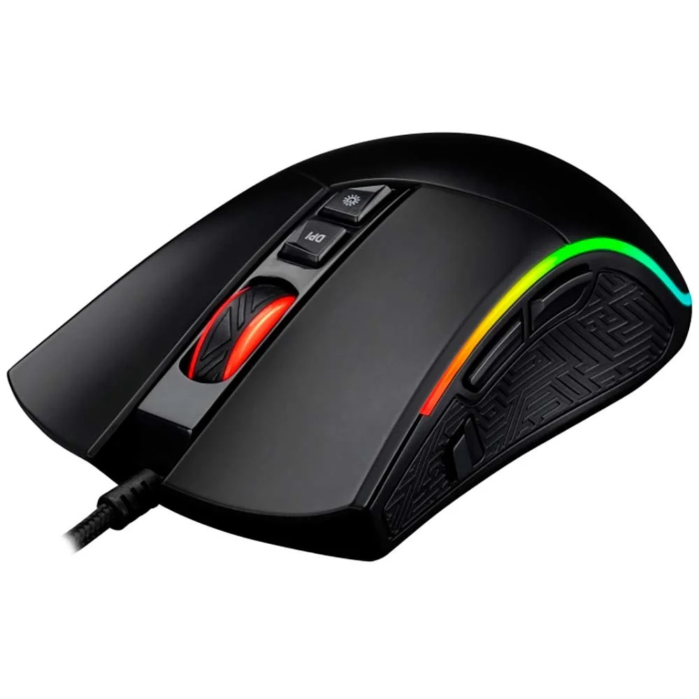 Мышь проводная Jet.A Panteon PS80 черный, 5000 dpi, USB, кнопки - 9