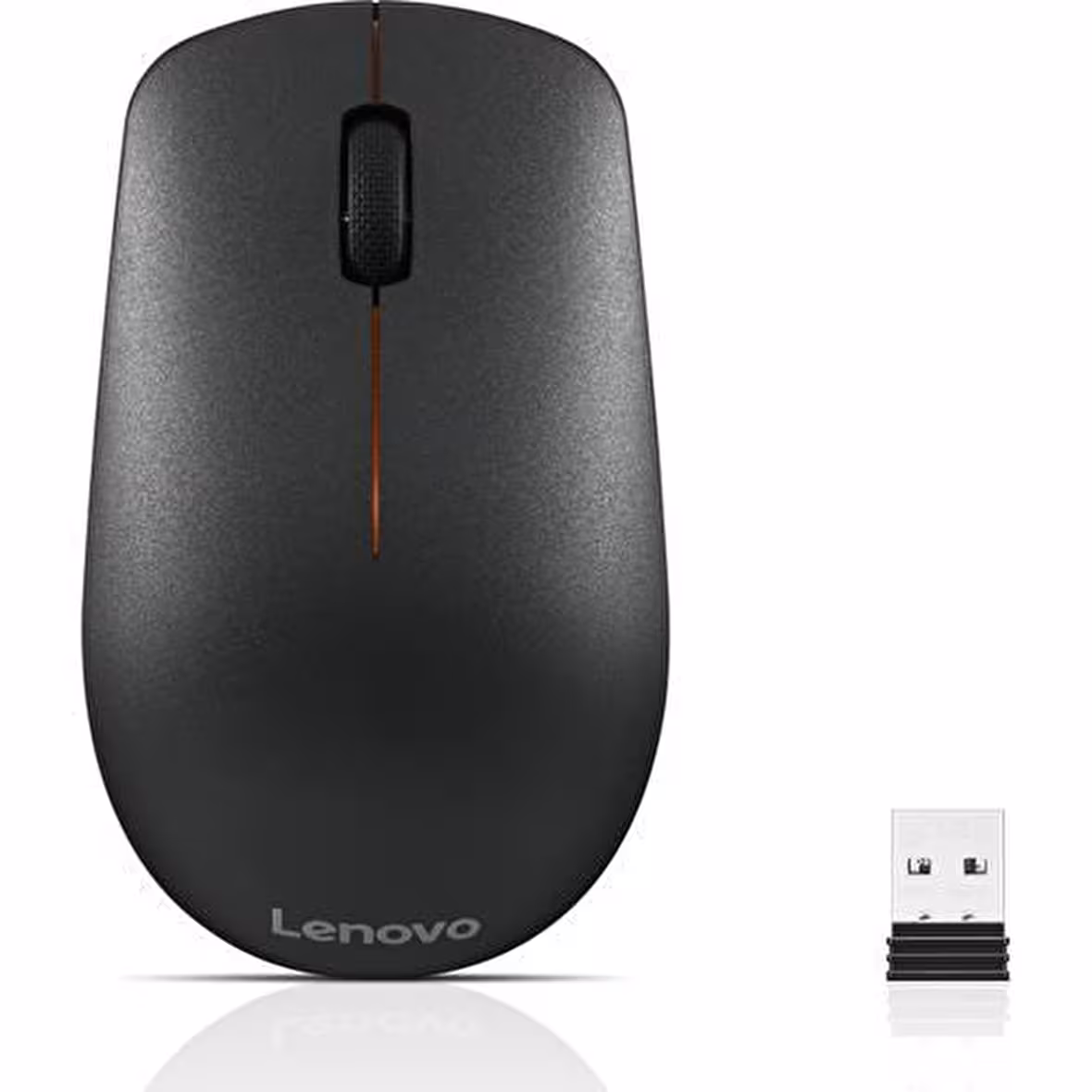 Мышь проводная Lenovo 400 черный, 2400 dpi, USB-C, кнопки - 4