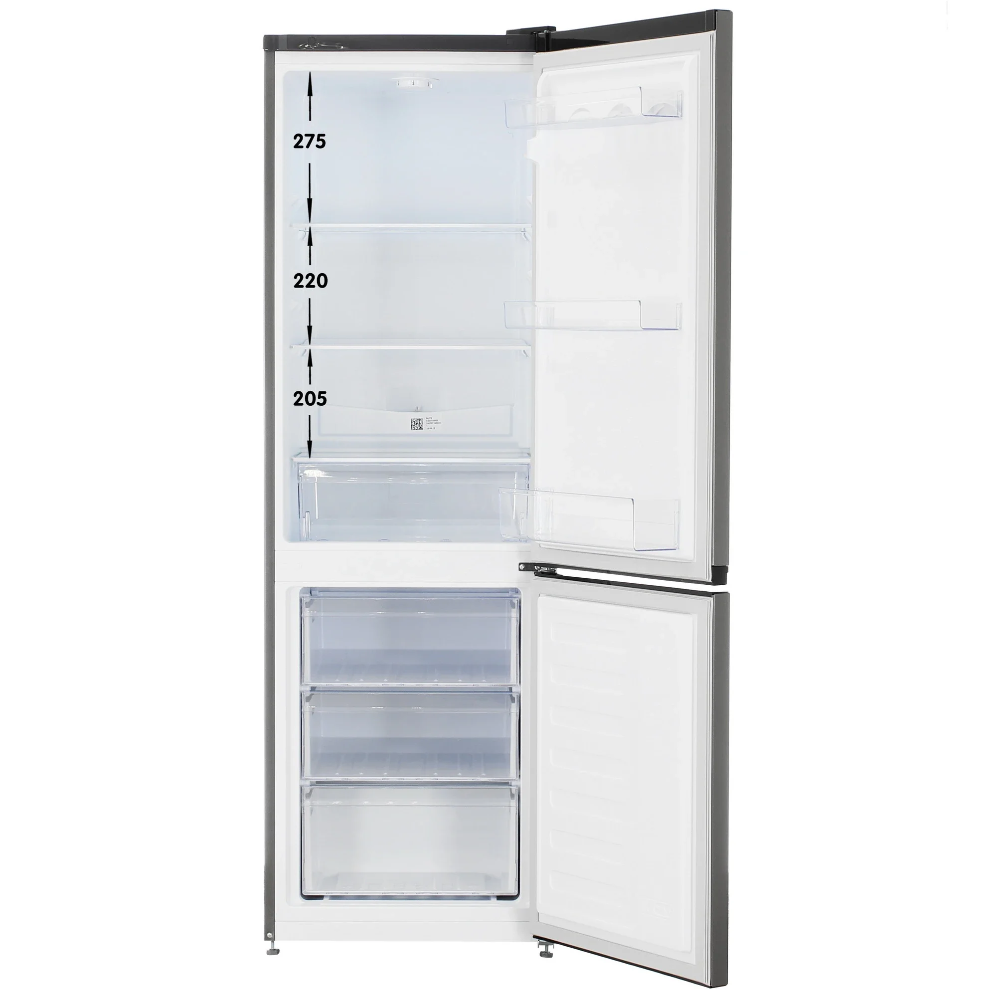 Холодильник двух кам нижн мороз Beko B1RCSK272W (171см/54см/60см) 270л