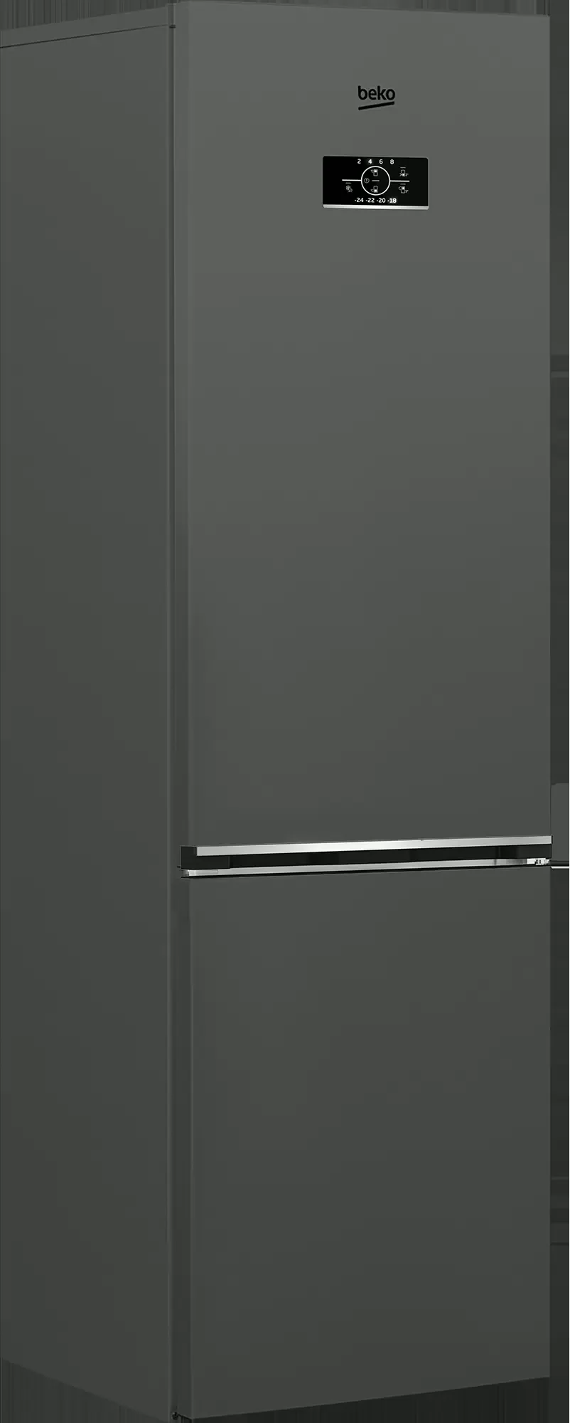 Холодильник двух кам нижн мороз Beko B3R0CNK312HG 54х184х60 см  No Frost 276 л, дисплей,темно-серый
