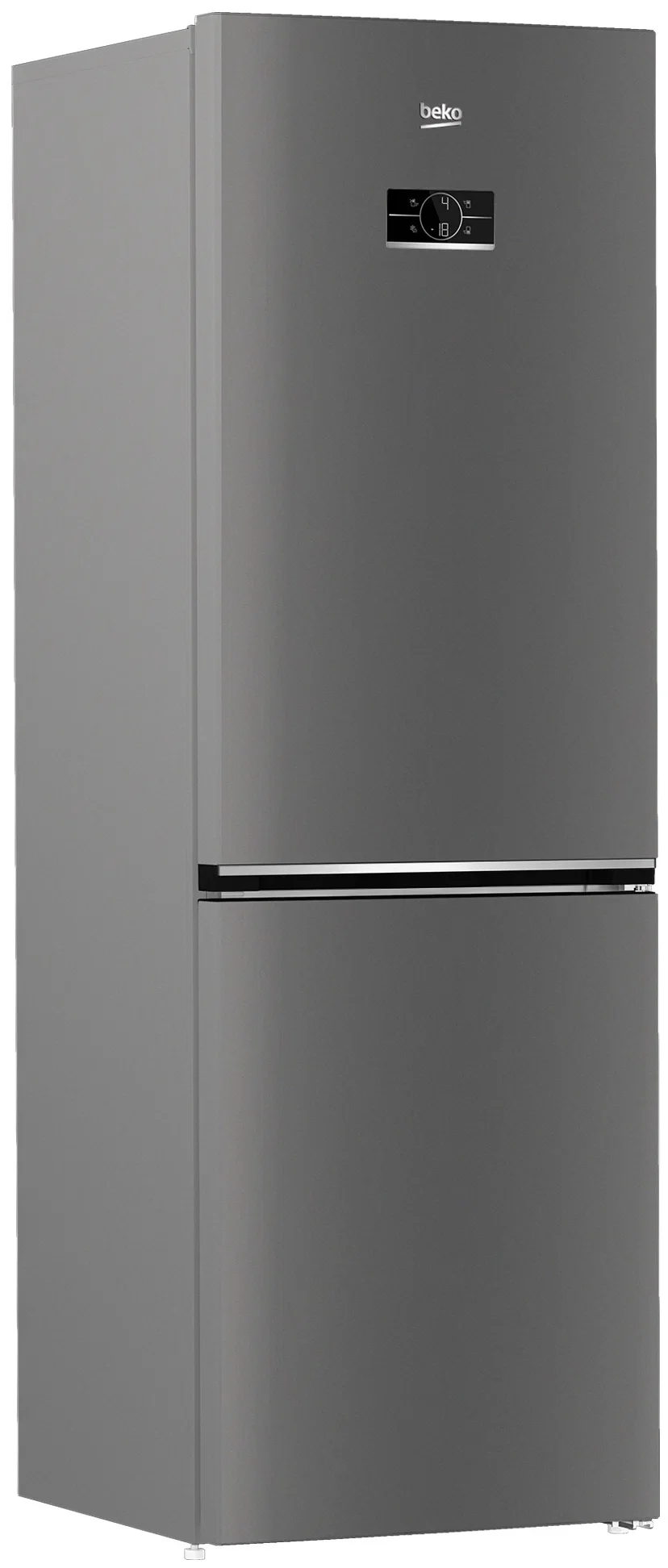 Холодильник двух кам нижн мороз Beko B3RCNK362HX 59.5х186х65 см  No Fros дисплей,Инвертор,нерж.сталь