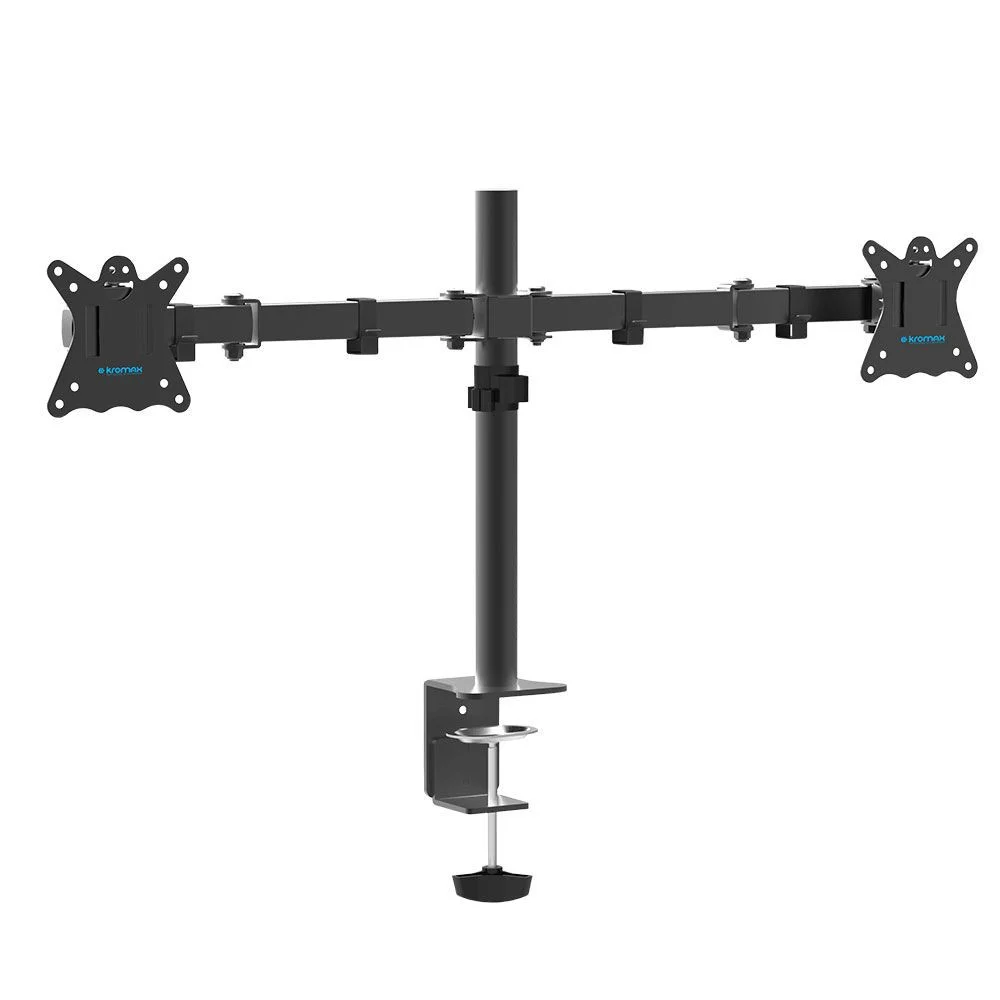 Кронштейн для 2-x мониторов Kromax CASPER-508 black (10"-32", 20 кг)