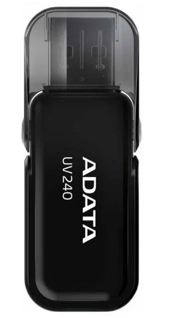 Флешка USB ADATA UV240 (AUV240-32G-RBK), 32Gb, USB 2.0, R/W 15/5, черный