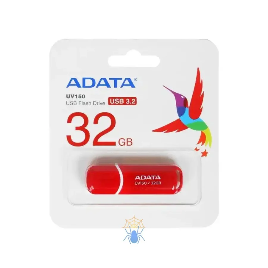 Флешка USB ADATA UV240 (AUV240-32G-RRD), 32Gb, USB 2.0, R/W 15/5, красный