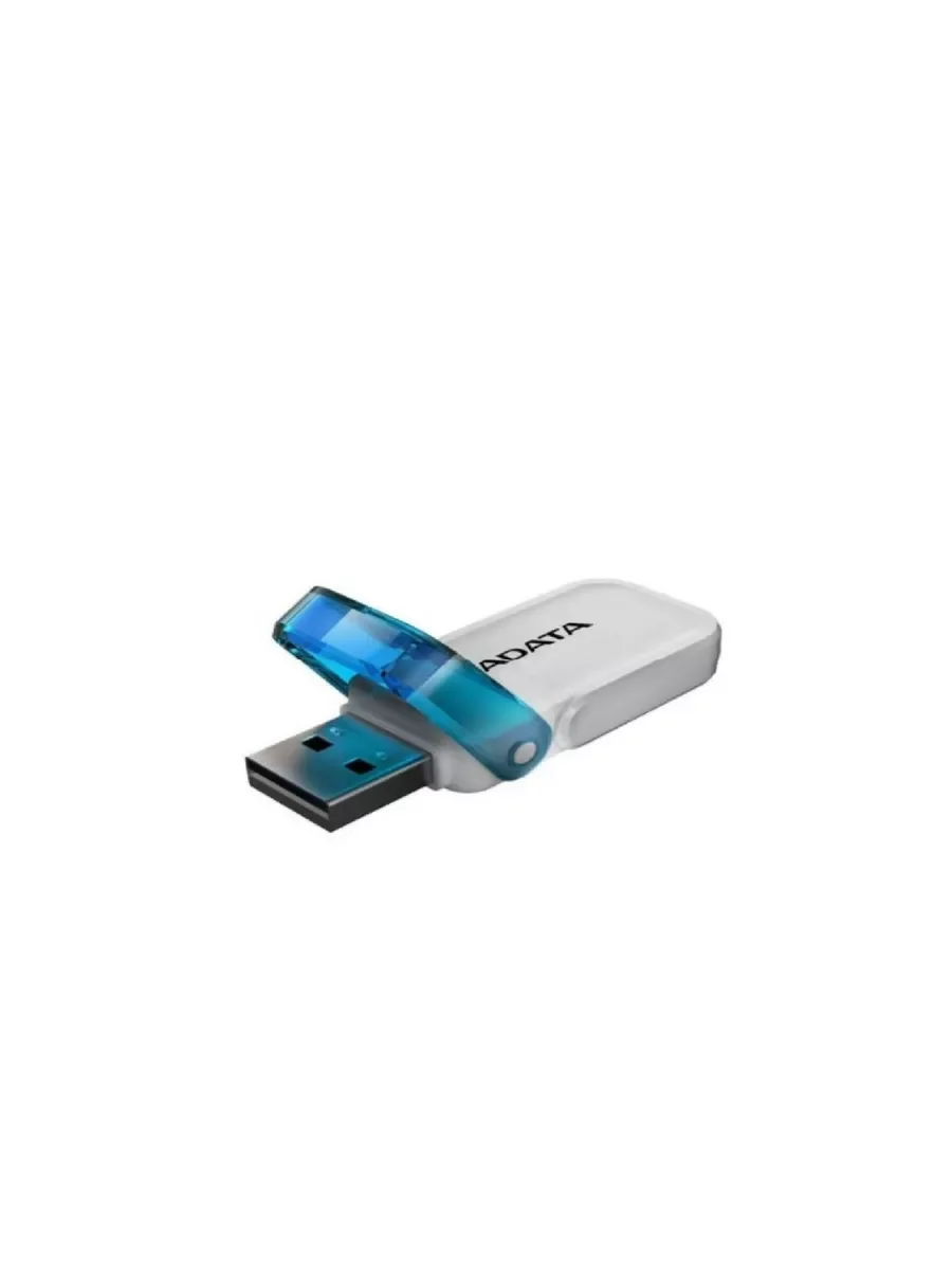 Флешка USB ADATA UV240 (AUV240-64G-RWH), 64Gb, USB 2.0, R/W 15/5, белый/синий