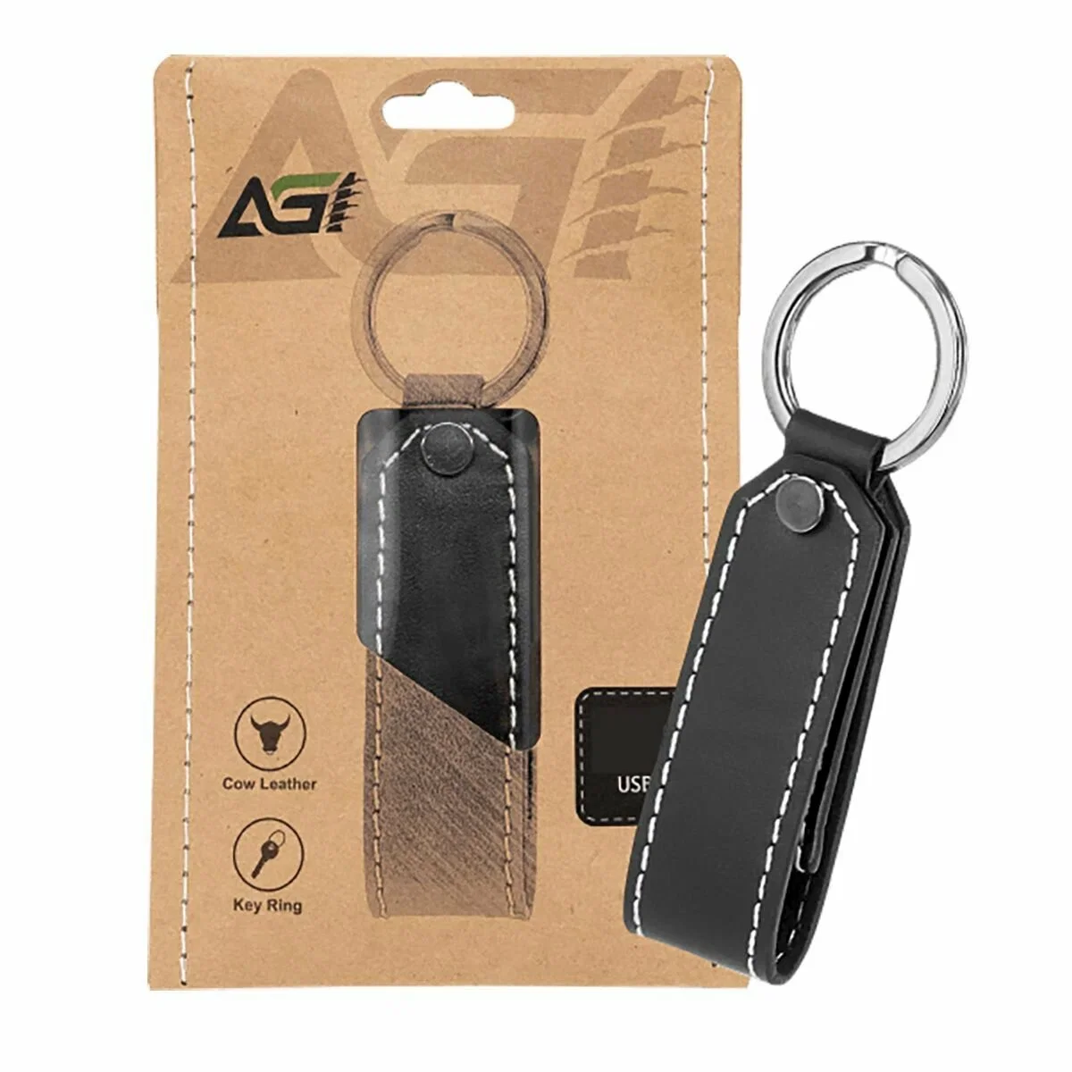 Флешка USB AGI UE238 (AGI512G32UE238), 512Gb, USB 3.2, R/W 450/450, черный