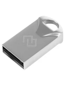 Флешка USB Digma DRIVE2 (DGFUM064A20SR), 64Gb, USB 2.0, R/W 20/10, серебристый