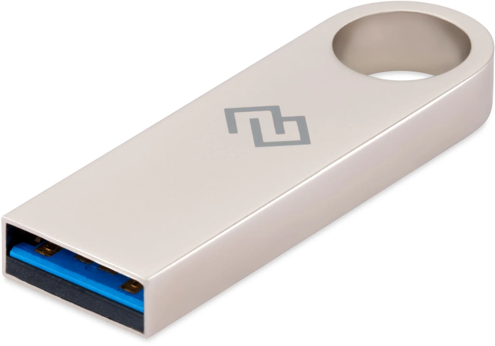 Флешка USB Digma DRIVE3 (DGFUM256A30SR), 256Gb, USB 3.0, R/W 120/50, серебристый