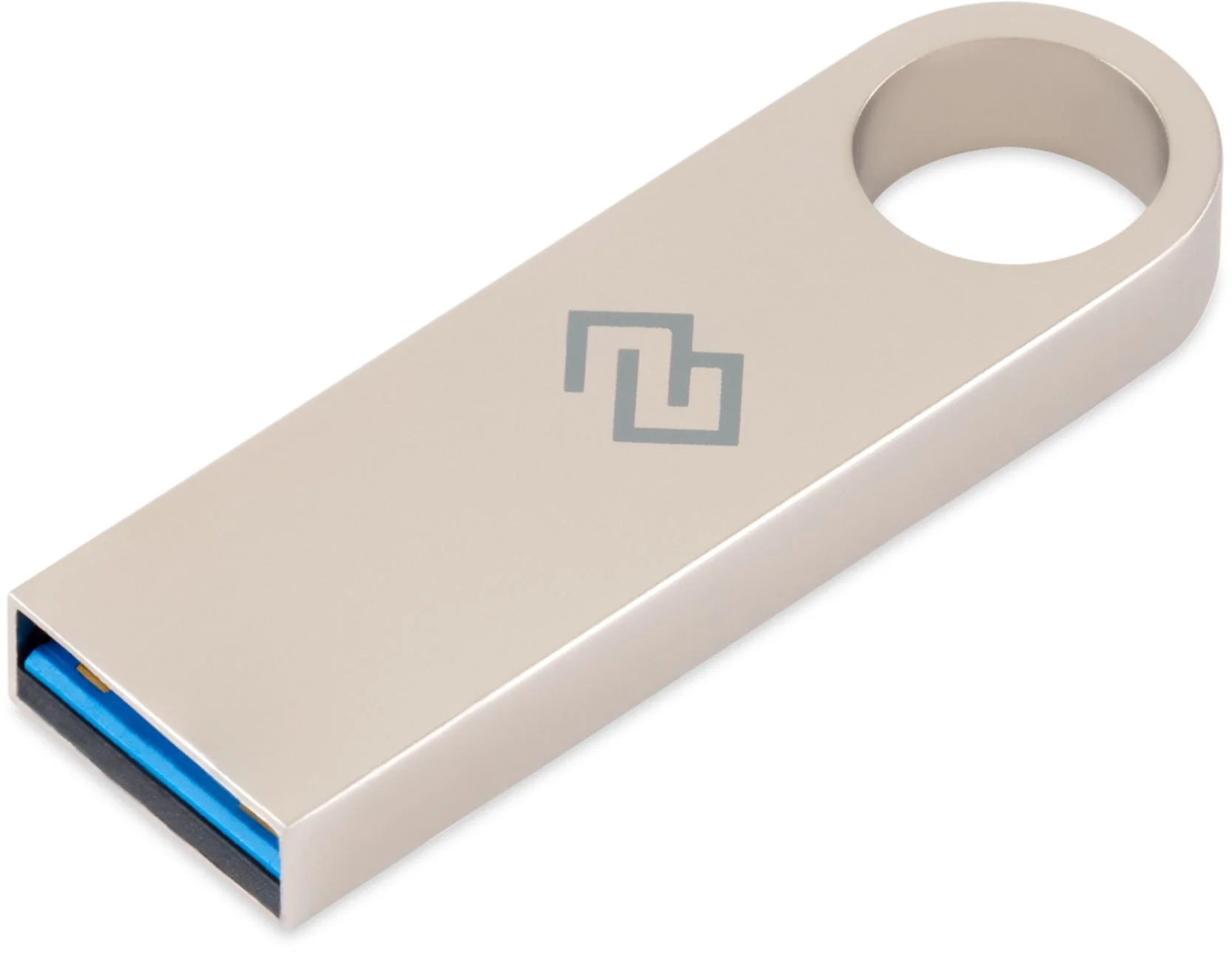 Флешка USB Digma DRIVE3 (DGFUM256A30SR), 256Gb, USB 3.0, R/W 120/50, серебристый