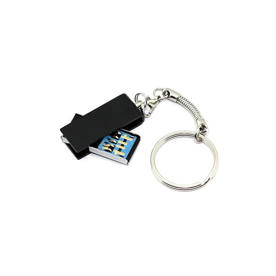 Флешка USB Dr. Memory 005 16Gb, USB 3.0, R/W 25/15, черный/серебристый