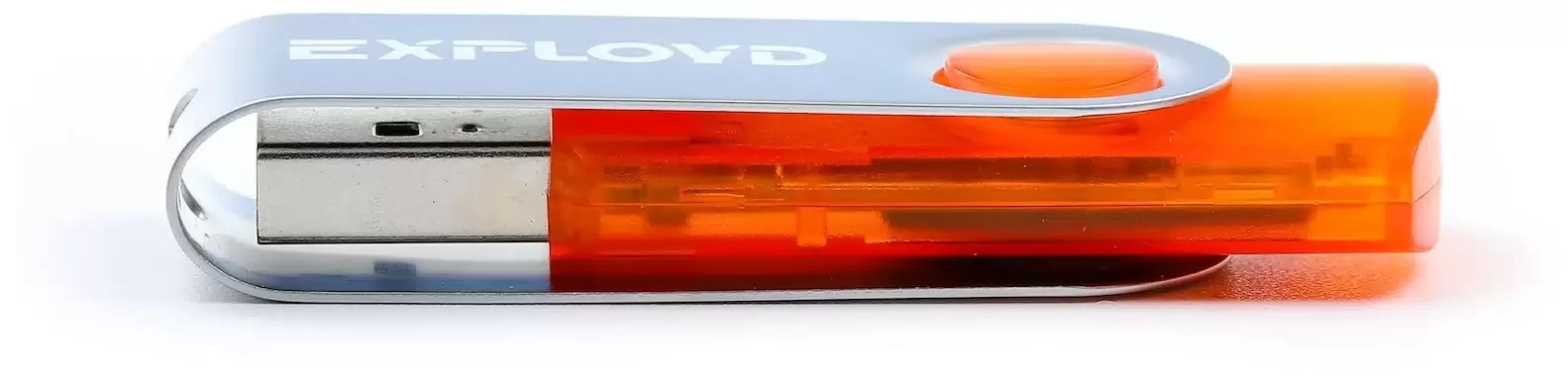 Флешка USB Exployd 530 Orange (EX064Gb530-O), 64Gb, USB 2.0, R/W 20/10, оранжевый