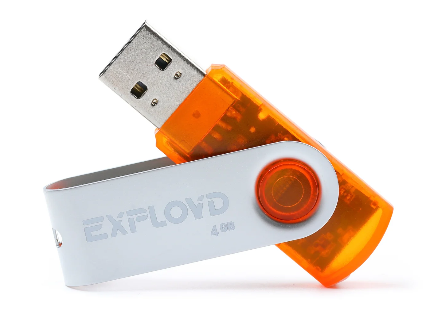 Флешка USB Exployd 530 Orange (EX064Gb530-O), 64Gb, USB 2.0, R/W 20/10, оранжевый