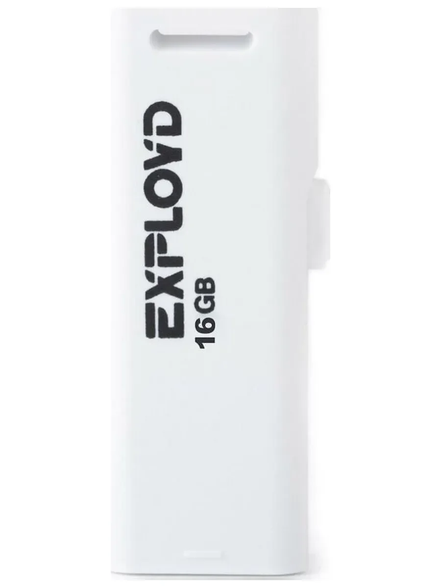 Флешка USB Exployd 650 White (EX-32Gb-650-White), 32Gb, USB 2.0, R/W 15/8, белый