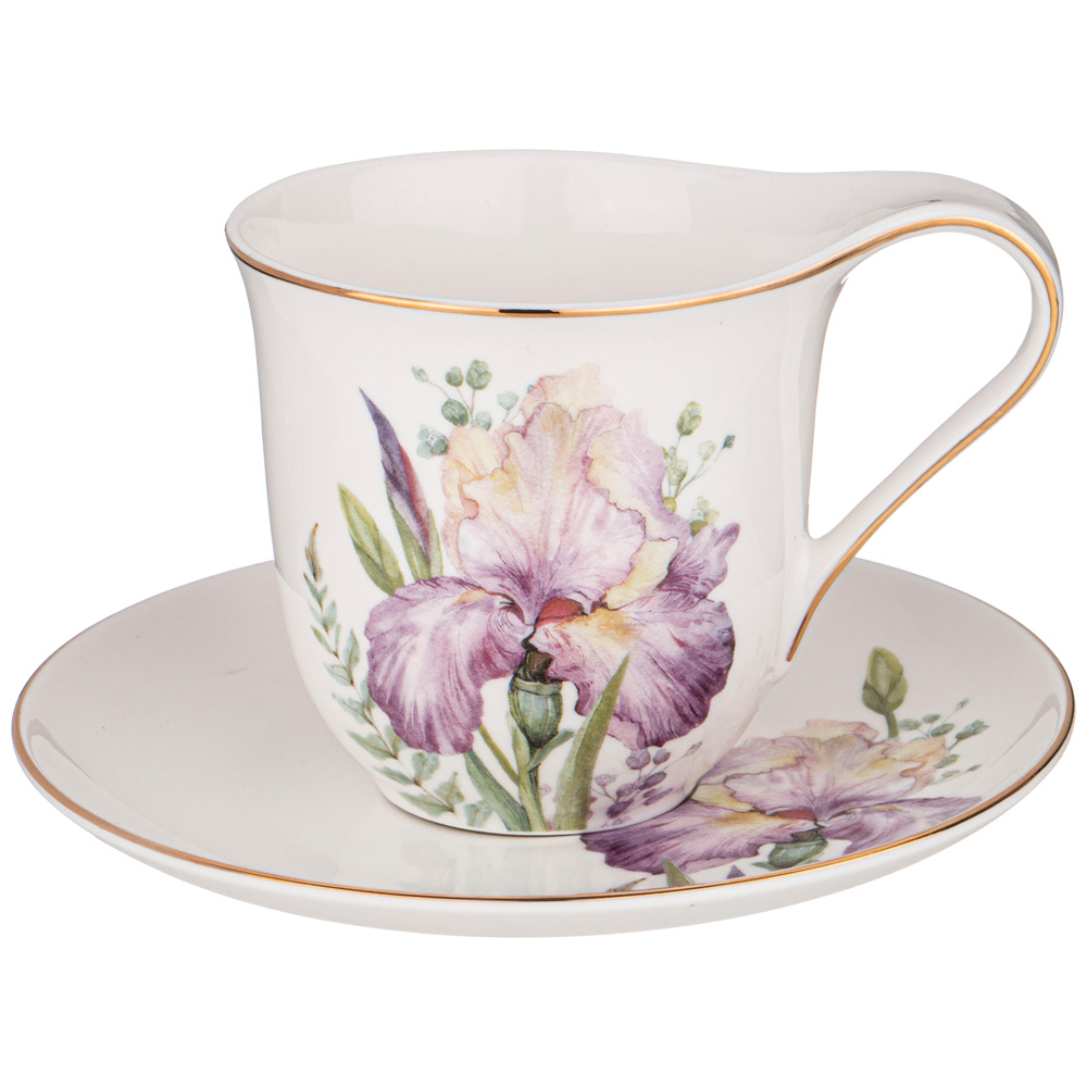 ARTI-M НАБОР ЧАЙНЫЙ LEFARD "IRISES" НА 2 ПЕР. 4 ПР. 275 МЛ (КОР.=24НАБ,)
