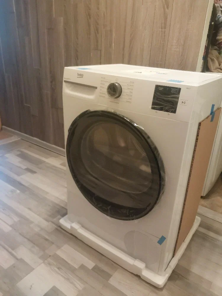 Сушильная машина Beko BM3T37220 белый, 7 кг, сушка - тепловой насос, программ - 15, 59.8 x 84.6 x 54.5 см