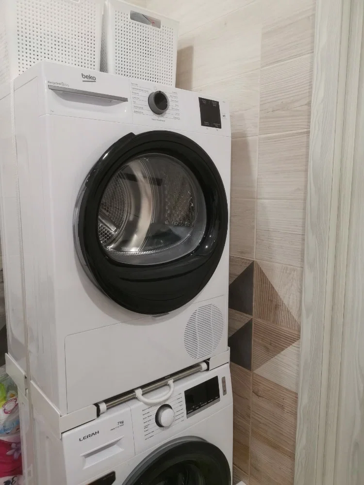 Сушильная машина Beko BM3T37220 белый, 7 кг, сушка - тепловой насос, программ - 15, 59.8 x 84.6 x 54.5 см