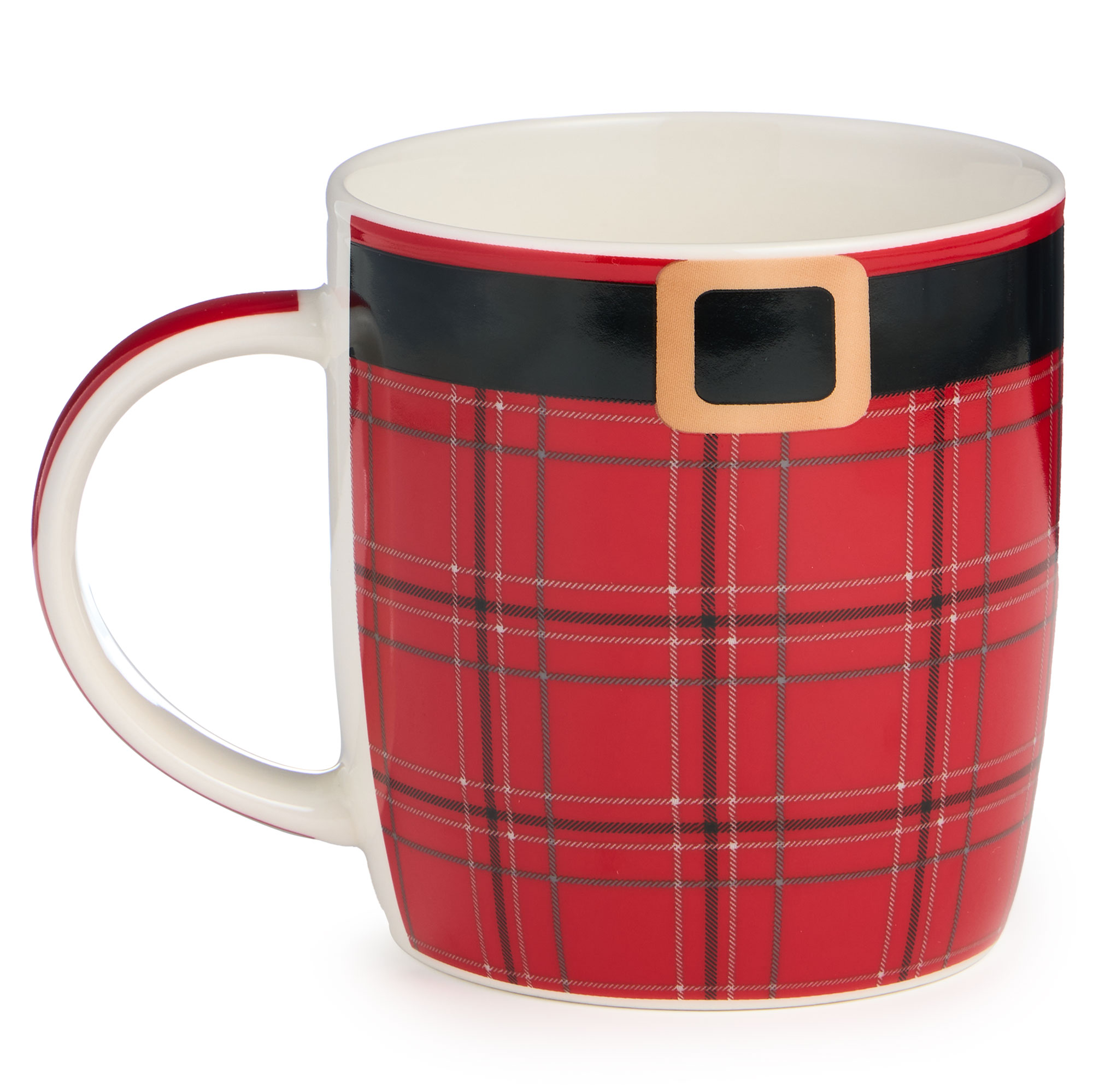 ARTI-M НАБОР ПОСУДЫ LEFARD "САНТА" 2 ПР. (КРУЖКА 355 МЛ, САЛАТНИК 12,5 СМ)