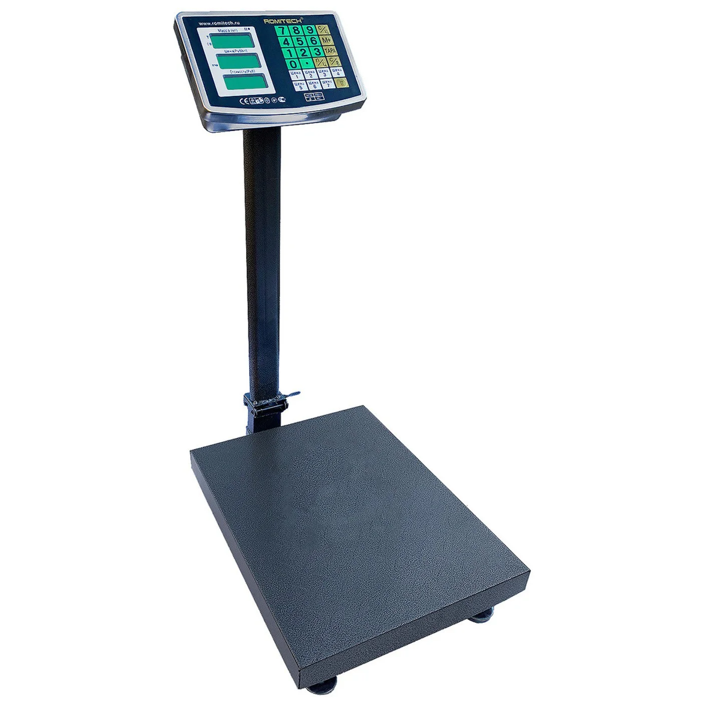Весы счетные платформенные электронные ROMITECH  SIBS-150N-ECO c наклоном 150кг