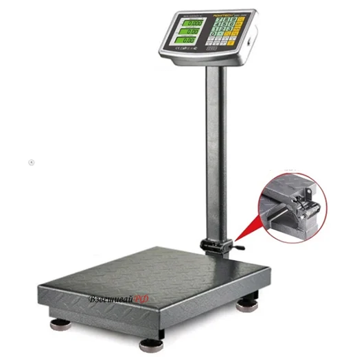 Весы счетные платформенные электронные ROMITECH  SIBS-500N c наклоном 500кг