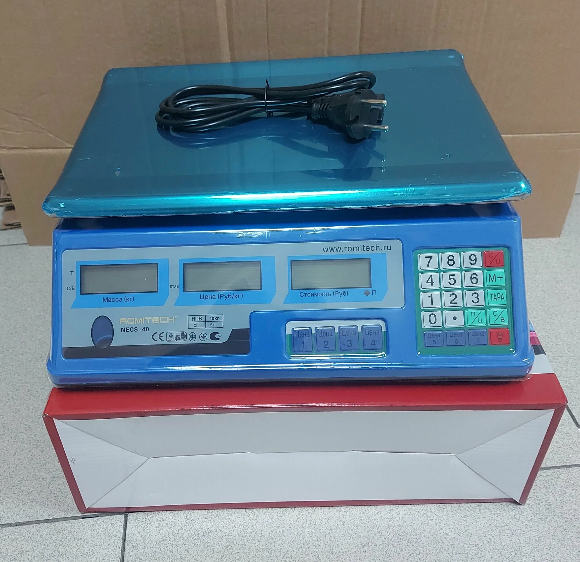 Весы счетные электронные ROMITECH NECS-40 40кг