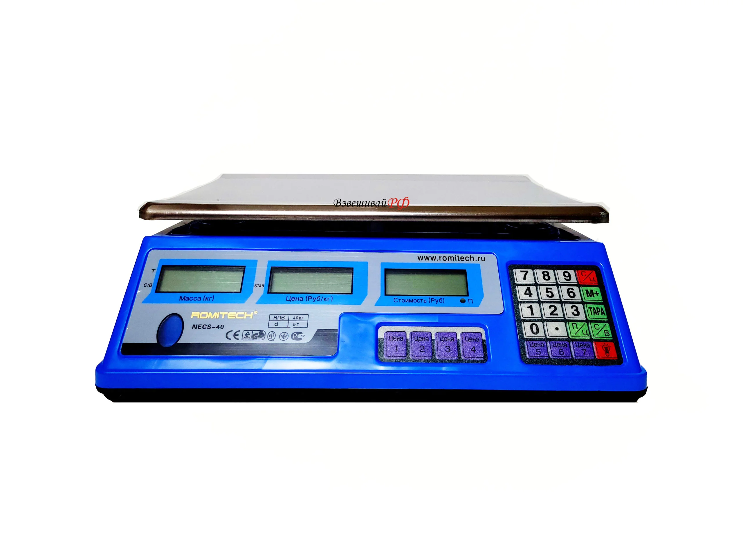 Весы счетные электронные ROMITECH NECS-40 40кг