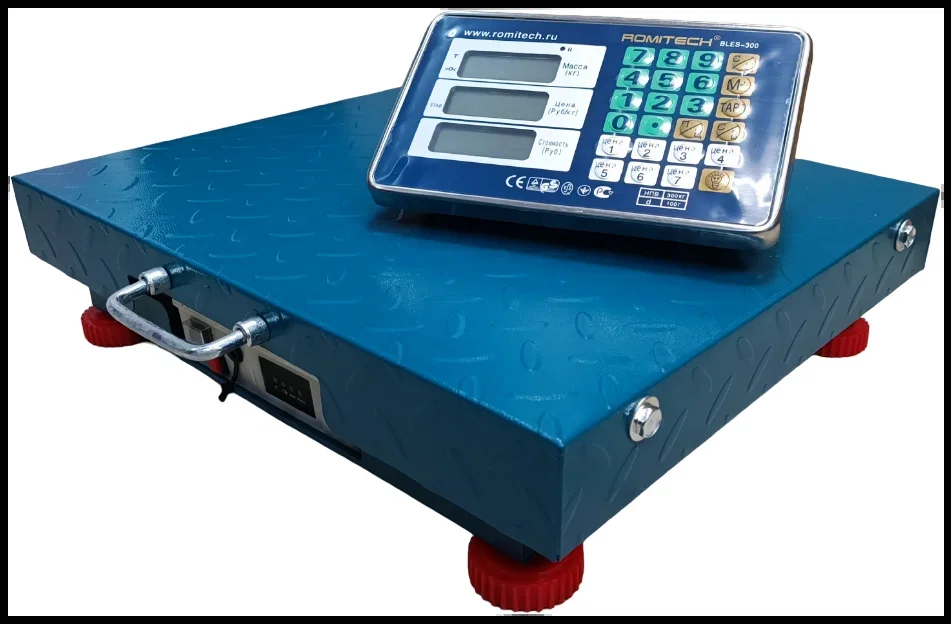 Весы торговые беспроводные ROMITECH  BLES-800 счетные платформенные электронные 800кг