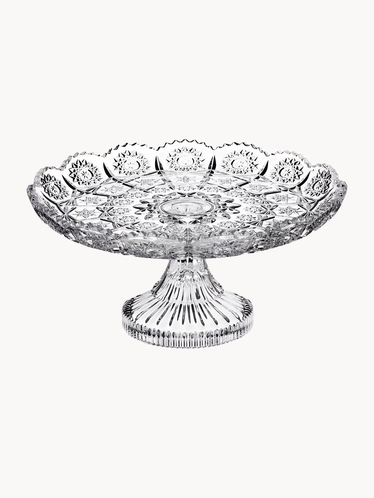 КОНФЕТНИЦА НА НОЖКЕ "MUZA CRYSTAL" 12*12*20 СМ. (КОР=24ШТ.)