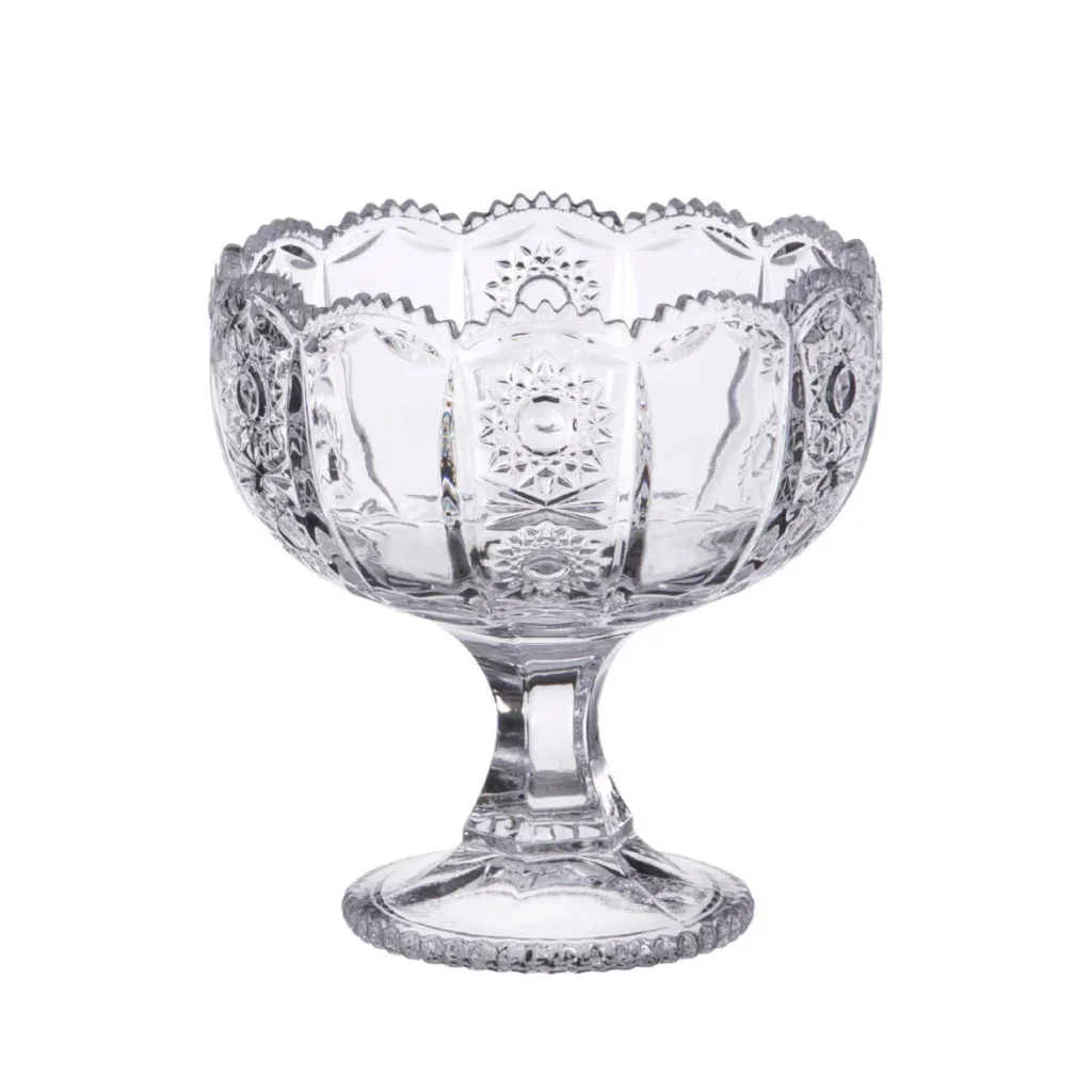 КОНФЕТНИЦА НА НОЖКЕ "MUZA CRYSTAL" 18*18*9,5 СМ. (КОР=12ШТ.)