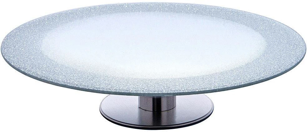 ТОРТОВНИЦА ВРАЩАЮЩАЯСЯ "SILVER MIRROR" 30 СМ