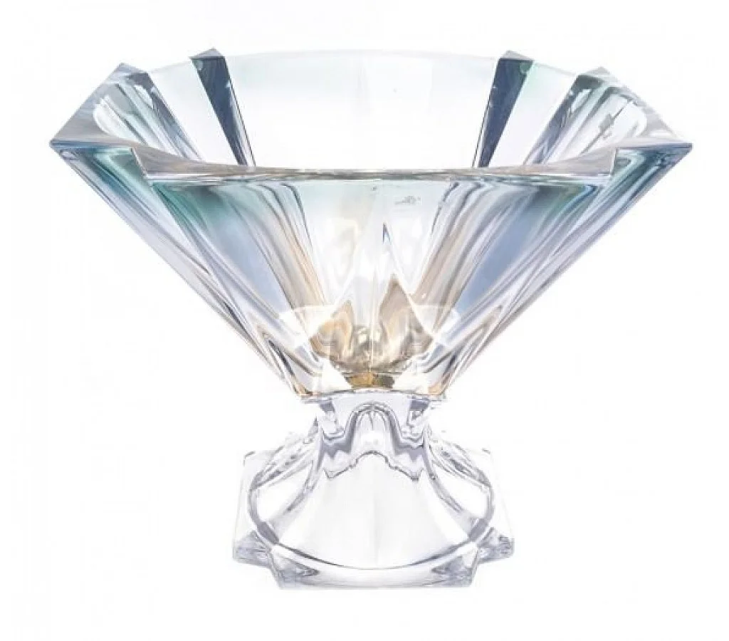 ФРУКТОВНИЦА 2-Х ЯРУСНАЯ "LEFARD GOLD GLASS" ДИАМЕТР=17/30 СМ. ВЫСОТА=28,5 СМ. (КОР=6ШТ.)