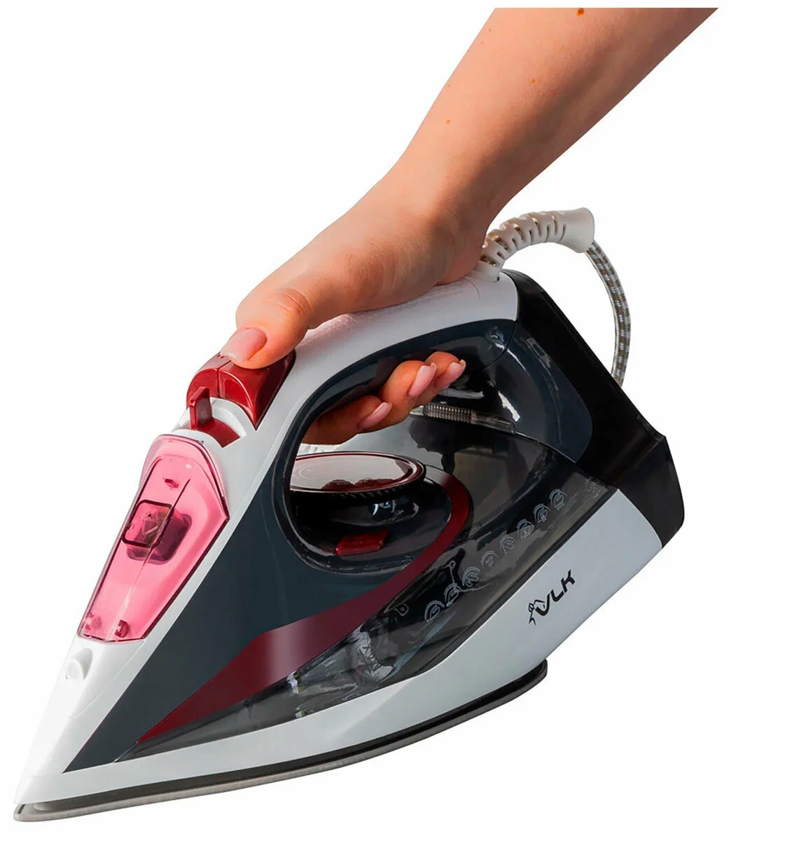 Утюг VLK VESUVIO 2200, белый/черный/красный