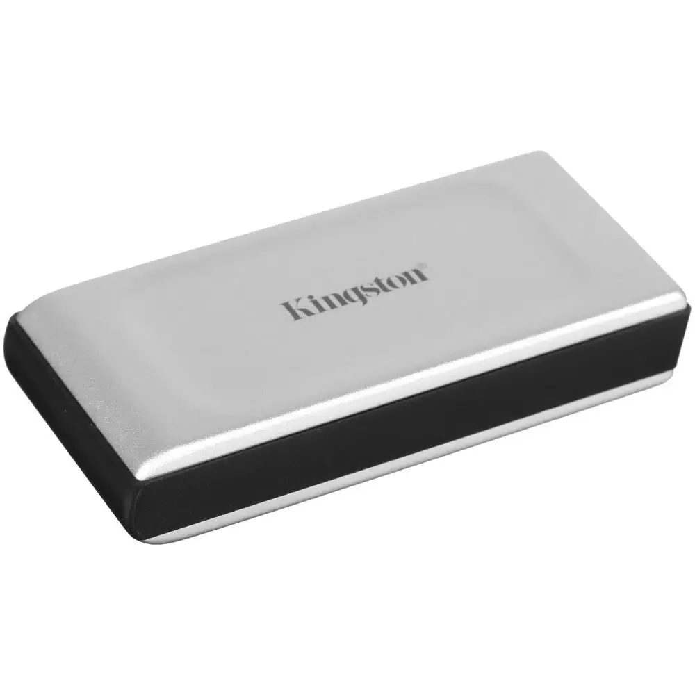 Внешний SSD Kingston XS2000, 1TB, USB 3.2 Gen 2x2 Type-C, R/W 2000/2000, серебристый