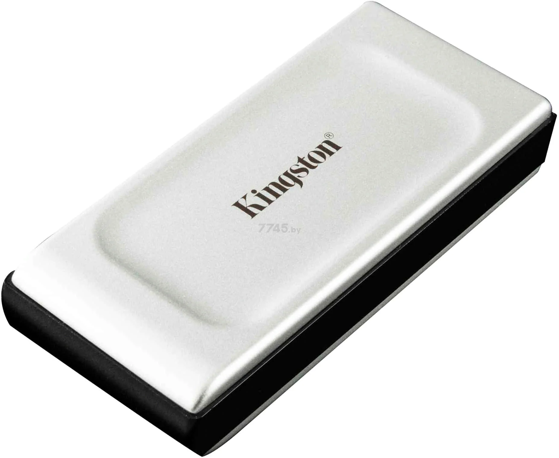 Внешний SSD Kingston XS2000, 2TB, USB 3.2 Gen 2x2 Type-C, R/W 2000/2000, серебристый