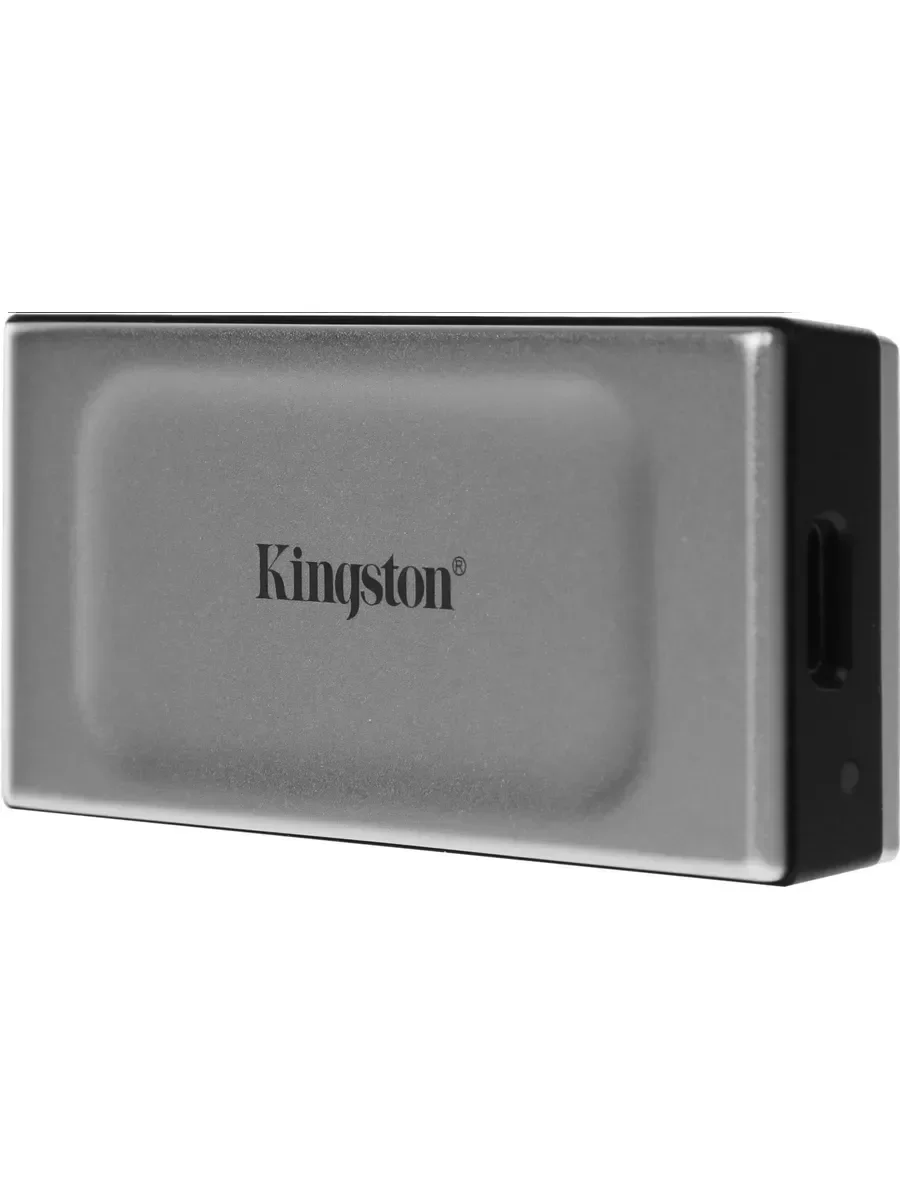 Внешний SSD Kingston XS2000, 4TB, USB 3.2 Gen 2x2 Type-C, R/W 2000/2000, серебристый