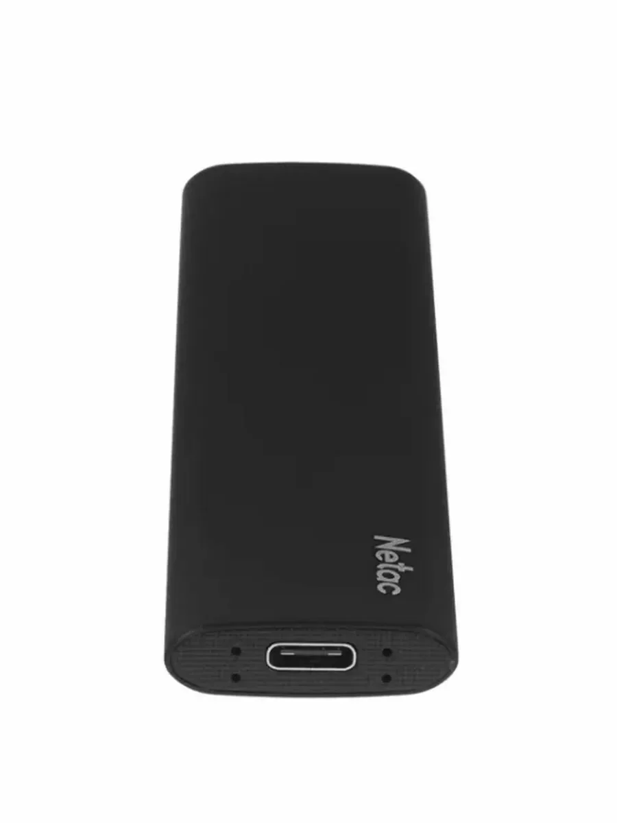 Внешний SSD Netac Z SLIM, 128 GB, USB 3.2 Gen 2 Type-C, R/W 520/480, черный