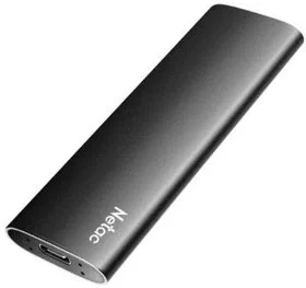 Внешний SSD Netac Z SLIM, 500 Gb, USB 3.2 Gen 2 Type-C, R/W 550/480, черный