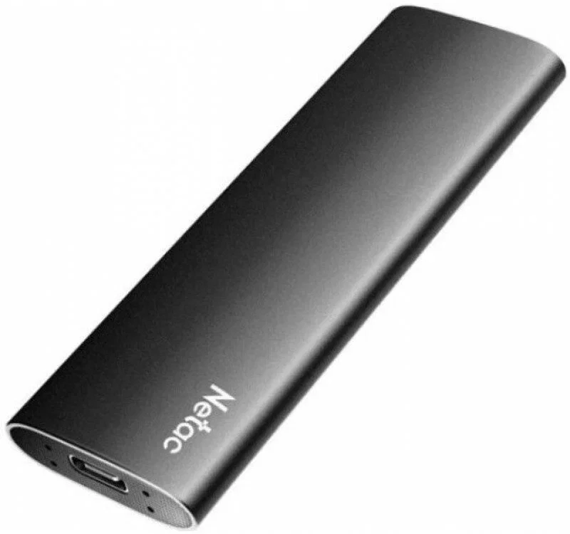 Внешний SSD Netac Z6S 240Gb USB 3.2 Gen 2 Type-C External SSD, R/W up to 550MB/480Mb/s,with USB-C to USB-A cable and USB-A to USB-C adapter