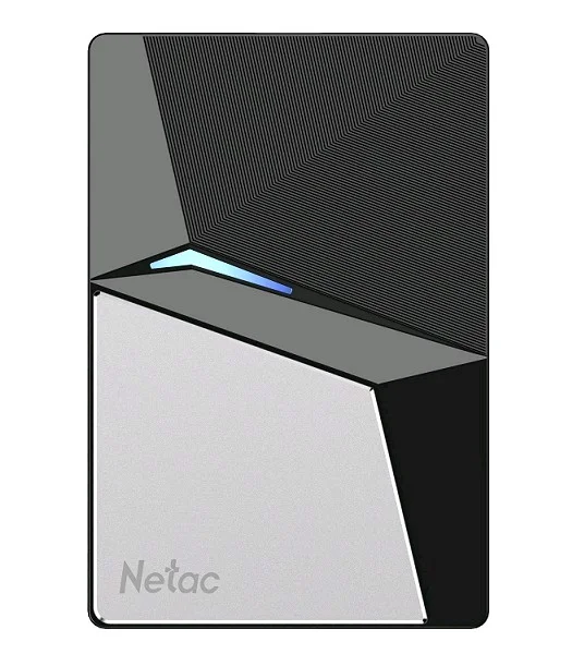 Внешний SSD Netac Z6S 480Gb USB 3.2 Gen 2 Type-C External SSD, R/W up to 550MB/480Mb/s,with USB-C to USB-A cable and USB-A to USB-C adapter