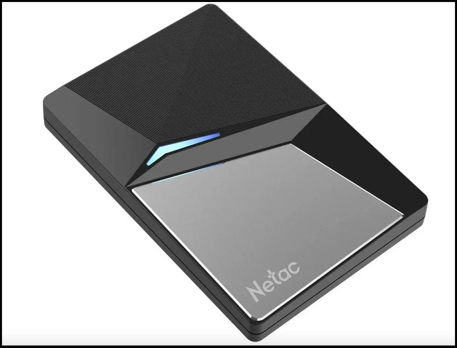 Внешний SSD Netac Z7S, 120 Gb, USB 3.2 Gen 2 Type-C, R/W 550/480, черный