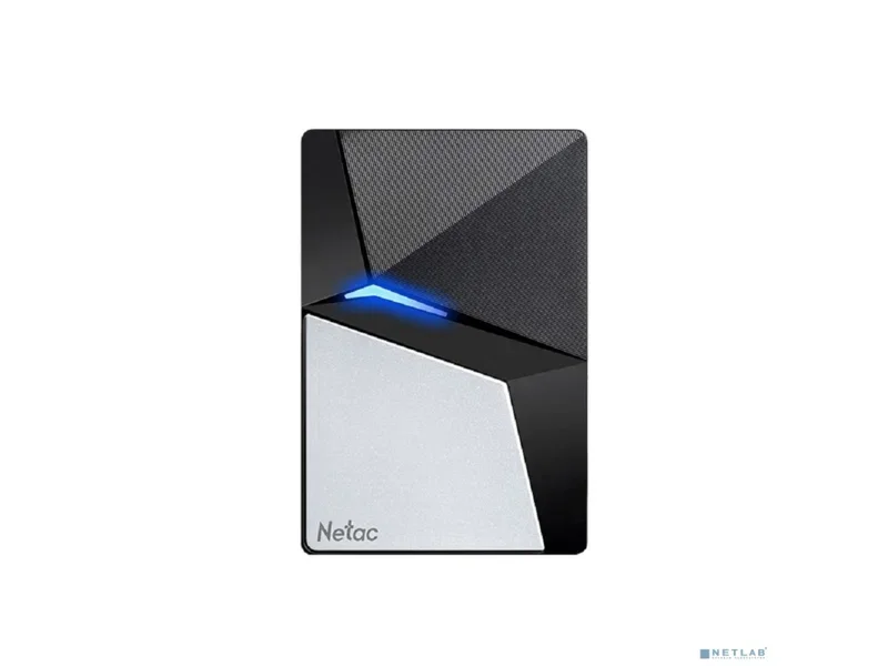 Внешний SSD Netac Z7S, 240 Gb, USB 3.2 Gen 2 Type-C, R/W 550/480, черный