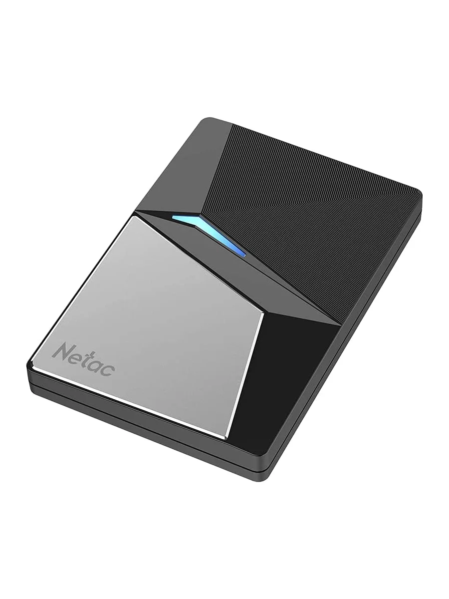 Внешний SSD Netac Z7S, 240 Gb, USB 3.2 Gen 2 Type-C, R/W 550/480, черный