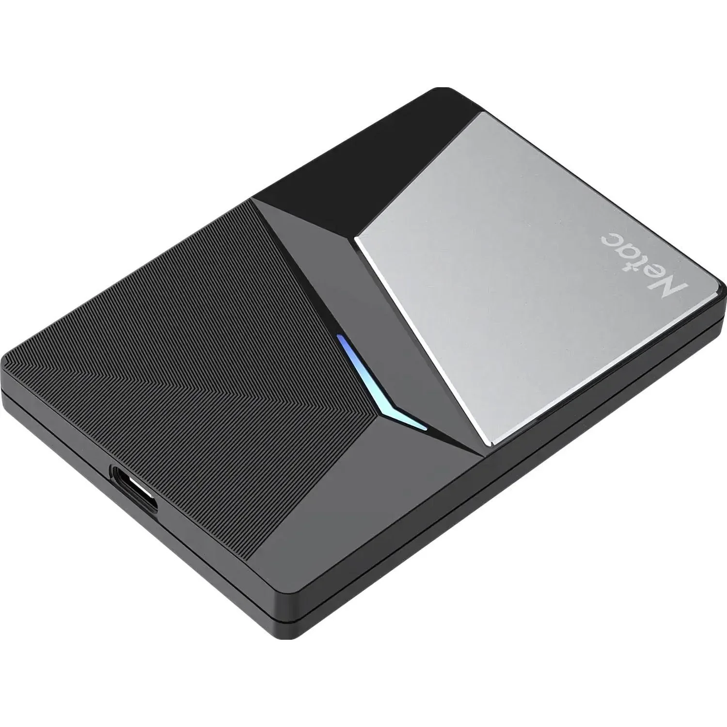 Внешний SSD Netac Z7S, 2TB, USB 3.2 Gen 1 Type-A, R/W 550/480, черный