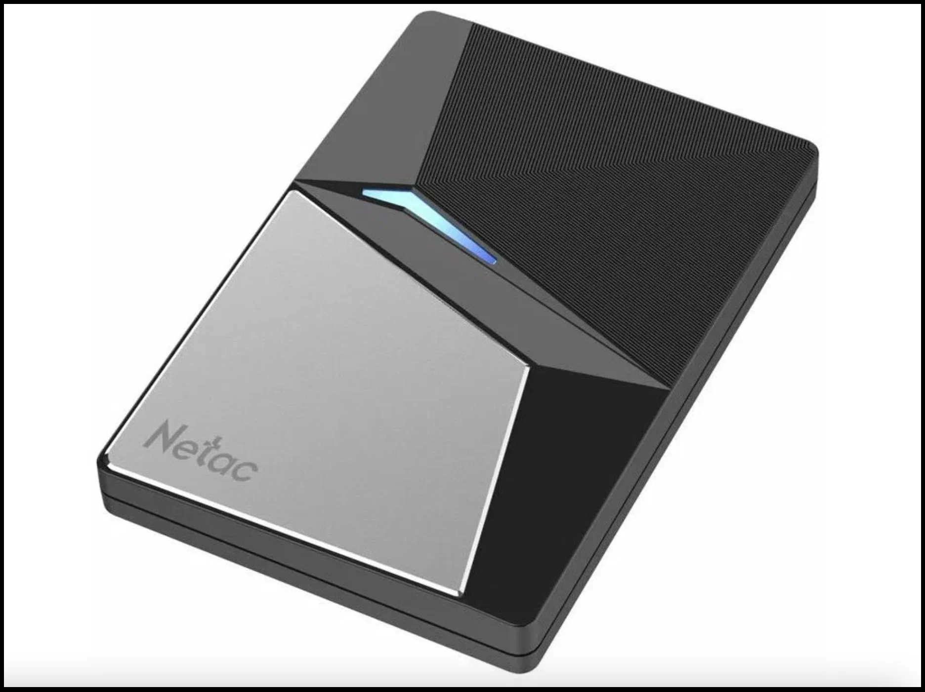 Внешний SSD Netac Z7S, 960 Gb, USB 3.2 Gen 2 Type-C, R/W 550/480, черный