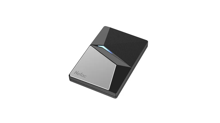 Внешний SSD Netac Z7S, 960 Gb, USB 3.2 Gen 2 Type-C, R/W 550/480, черный