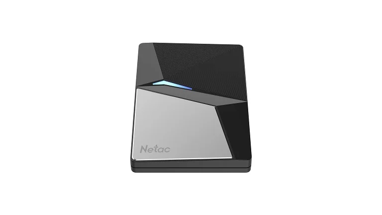 Внешний SSD Netac Z7S, 960 Gb, USB 3.2 Gen 2 Type-C, R/W 550/480, черный