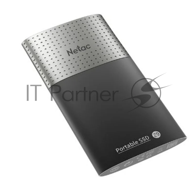 Внешний SSD Netac Z9, 2TB, USB 3.2 Gen 2 Type-C, R/W 550/480, черный