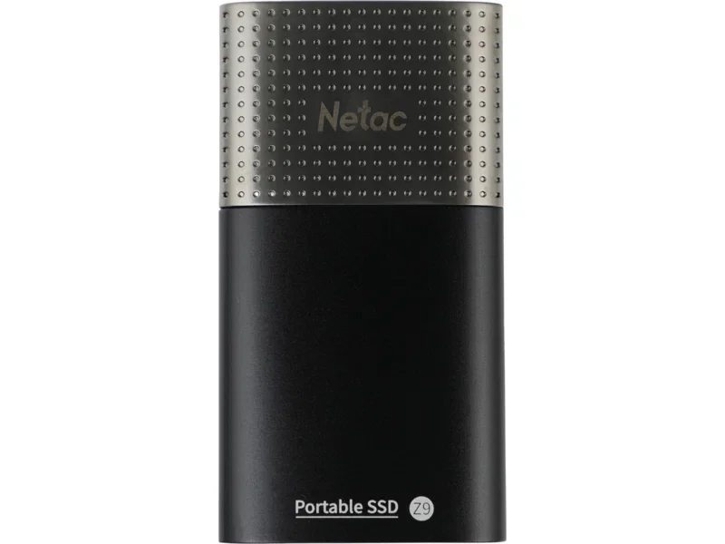 Внешний SSD Netac Z9, 500 Gb, USB 3.2 Gen 2 Type-C, R/W 550/480, черный