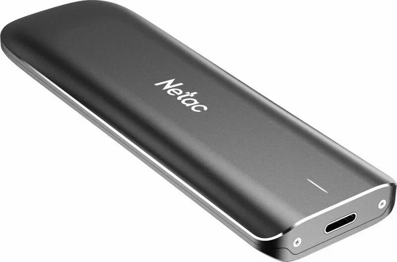 Внешний SSD Netac ZX, 500 Gb, USB 3.2 Gen 2 Type-C, R/W 1050/950, черный