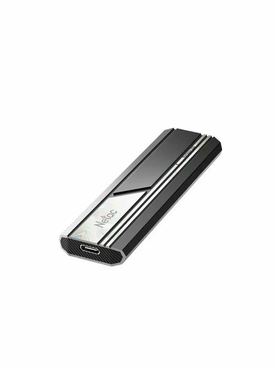 Внешний SSD Netac ZX10, 1TB, USB 3.2 Gen 2 Type-C, R/W 1050/1050, черный